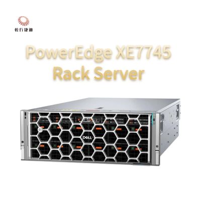 Гибкий сервер PowerEdge XE7745 для ускорения ИИ. PowerEdge XE7745 обеспечивает корпоративные ИИ-решения благодаря гибким конфигурациям воздушного охлаждения с графическими процессорами PCIe для инференса и дообучения моделей