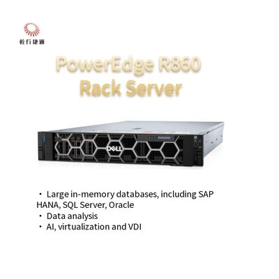 Сервер PowerEdge R860 в стойке Процессор Intel Xeon Поставщики стоечных серверов 2U