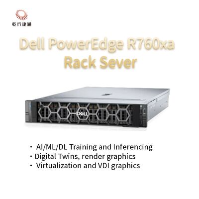 Высокопроизводительный сервер для тяжелых нагрузок PowerEdge R760xa Rack Server System на складе