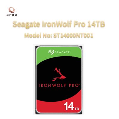 Seagate IronWolf Pro 14TB Модель №: ST14000NT001