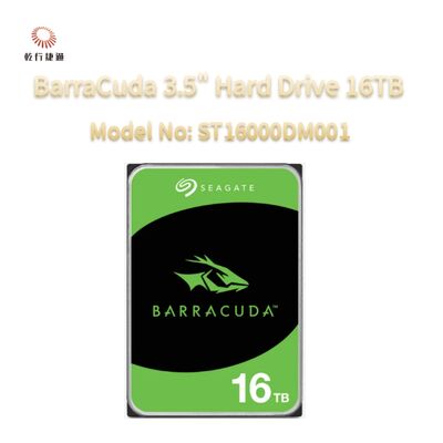 Seagate BarraCuda 3,5 дюймовый жесткий диск 16 ТБ Модель No: ST16000DM001
