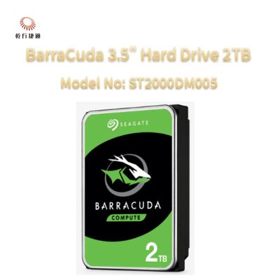 Seagate BarraCuda 3,5 дюймовый жесткий диск 2 ТБ Модель No: ST2000DM008