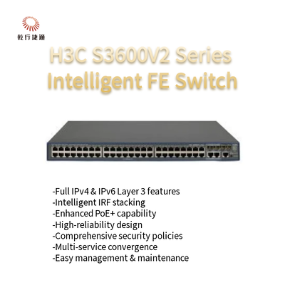 H3C S3600V2 Серия Интеллектуальный IRF Быстрый Ethernet Switch S3600V2-52TP-SI