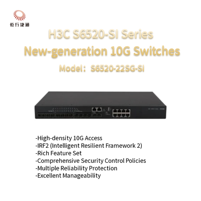 Серия H3C S6520-SI S6520-22SG-SI Коммутатор 10G нового поколения