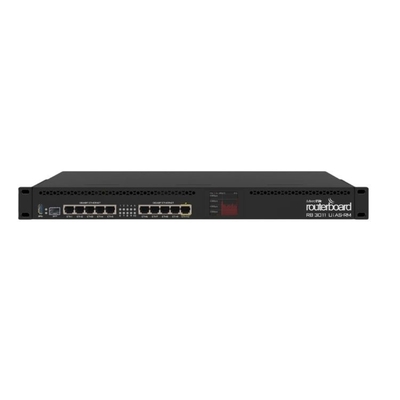 Datacom RAM RB3011UiAS-RM 1GB переключает PoE вне на C.P.U. 2x1.4GHz порта 10