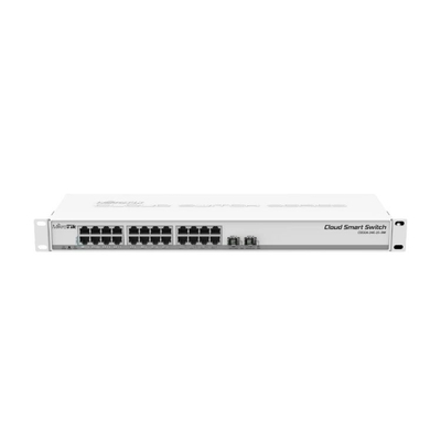 2 переключателя SwOS Datacom порта SFP+ привели 24 гаван переключателя в действие локальных сетей гигабита