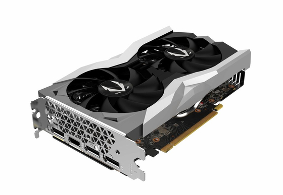 вентилятор GeForce RTX 2060 ИГРЫ графической карты ZOTAC 14Gbps 6GB Geforce двойной