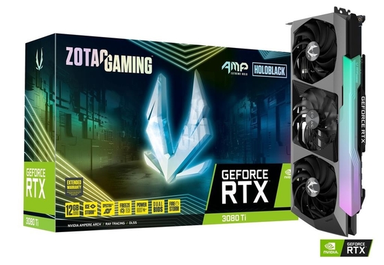 Ti AMP Holo GeForce RTX 3080 ИГРЫ графической карты ZOTAC 12GB 19Gbps Geforce