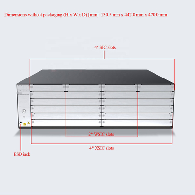 Маршрутизатор 2*SRU сети предприятий NetEngine AR6300 HUAWEI прорезает слот 4*SIC