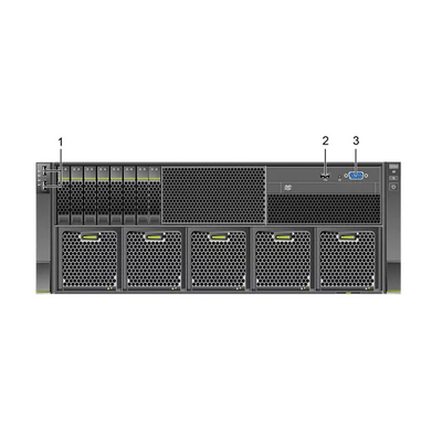 44 3,5 сервер шкафа сервера 32 DDR4 DIMMs 5288 V6 4U сплавливания Huawei жестких дисков дюйма