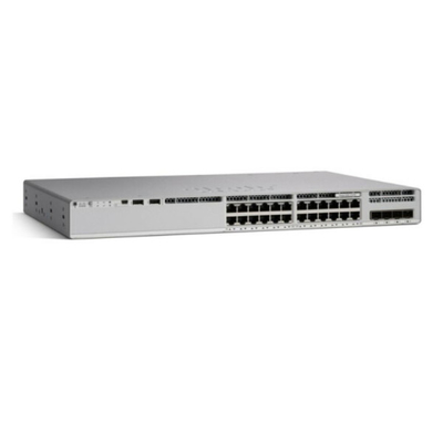 Uplink катализатора 9200L 24 гаван PoE+ 4x10G переключателя сети C9200L-24P-4X-E Cisco