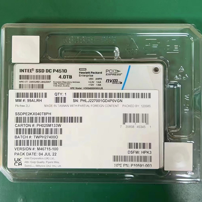 DC P4510 2,5 U.2 NVMe PCIe SSDPE2KX040T8 SSDPE2KX040T801 SSD Intel 4TB серверов