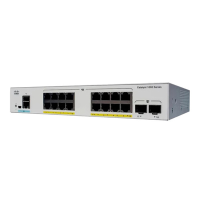Cisco C1000-16P-2G-L Гигабитный слой 2 Сетевой управляемый корпоративный коммутатор 16 портов RJ45 PoE+ 2SFP Оптическая подключение 120 Вт