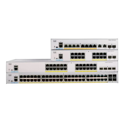 Коммутатор управления сетью Cisco C1000-8P-E-2G-L 8-порт гигабитный 2x 1G SFP и RJ-45 комбинированные подключения POE 67W