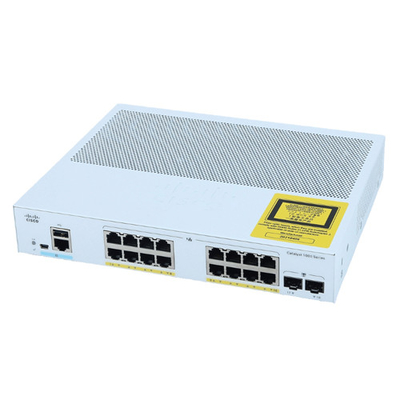 Cisco C1000-16P-2G-L Гигабитный слой 2 Сетевой управляемый корпоративный коммутатор 16 портов RJ45 PoE+ 2SFP Оптическая подключение 120 Вт