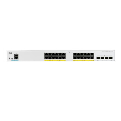 Cisco C1000-24P-4X-L переключатель доступа 24Gigabit Ethernet RJ45 PoE+ Uplink интерфейсы 4 SFP+ 195W