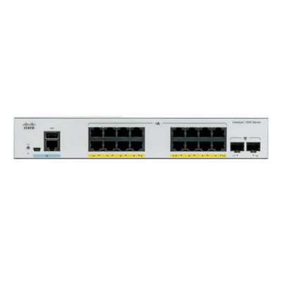 Cisco C1000-16T-E-2G-L Гигабитный Ethernet корпоративного класса Layer 2 коммутаторы 16 портов Гигабитный интерфейс 2 SFP
