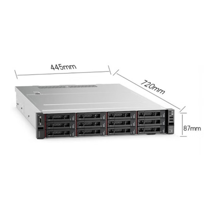 Стоечный сервер Lenovo HR650X 2U, золотой 5218*2/128G/480G+4*1,2T/R730-8i