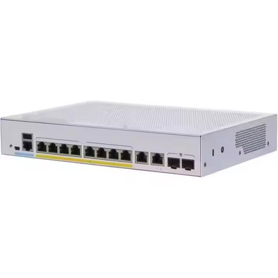 Бизнес 350 серии Управляемый коммутатор CBS350-8FP-E-2G-CN 10/100/1000 PoE+ Порты 60W Мощность 8 Гигабит Ethernet 2 SFP P