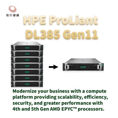 Сервер HPE ProLiant DL385 Gen11, 1U, сервер хранения данных, доставка из Китая