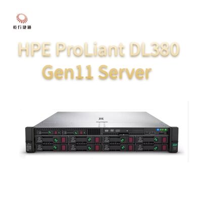 HPE ProLiant DL380 Gen11 рек сервер, пользовательский сервер хранения, сервер двухсторонний