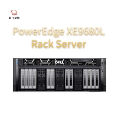 Сервер Dell PowerEdge XE9680L в стойке, система флэш-хранилищ, сервер с процессором Xeon