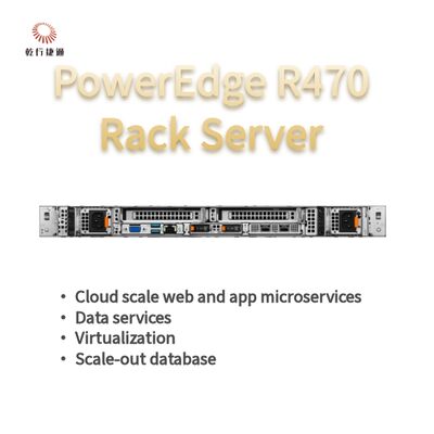 Сервер Dell PowerEdge R470 с 144 ядрами и 4 ТБ памяти DDR5 в форм-факторе 1U Rack