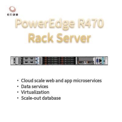 Сервер Dell PowerEdge R470 с 144 ядрами и 4 ТБ памяти DDR5 в форм-факторе 1U Rack
