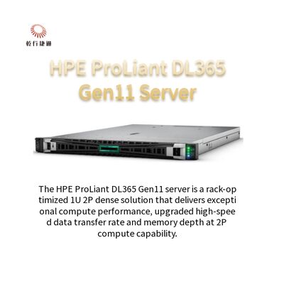 HPE ProLiant DL365 Gen11 сервер 1U 2P с высоким разрешением масштабируемый сервер для растущего бизнеса