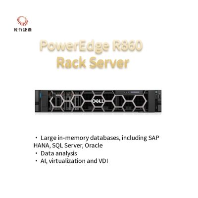 Сервер PowerEdge R860 в стойке Процессор Intel Xeon Поставщики стоечных серверов 2U