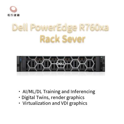 Высокопроизводительный сервер для тяжелых нагрузок PowerEdge R760xa Rack Server System на складе