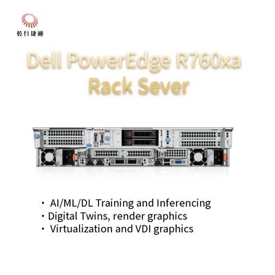 Высокопроизводительный сервер для тяжелых нагрузок PowerEdge R760xa Rack Server System на складе