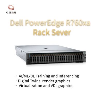 Высокопроизводительный сервер для тяжелых нагрузок PowerEdge R760xa Rack Server System на складе