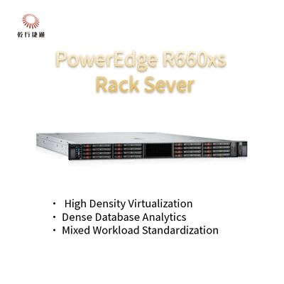 Поставщик серверов для малого бизнеса Dell PowerEdge R660xs 1U, сервер с двумя розетками