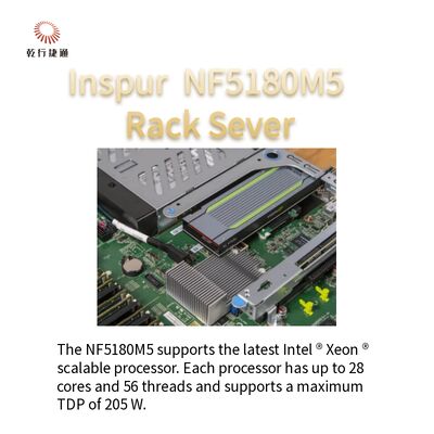 Inspur NF5180M5 сервер хранения шкафа 1U безшовный вычисляет плотность
