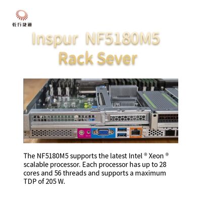 Inspur NF5180M5 сервер хранения шкафа 1U безшовный вычисляет плотность