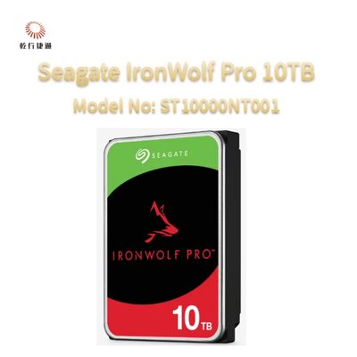 Seagate Ironwolf Pro 10TB Model No: ST10000NT001