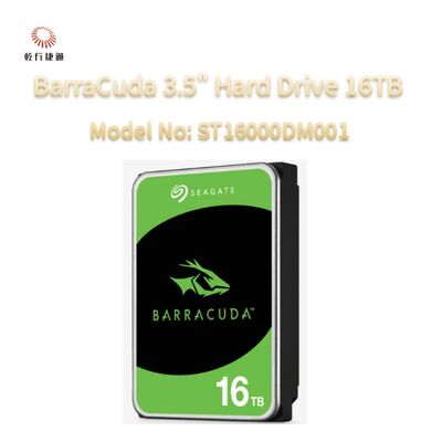 Seagate BarraCuda 3,5 дюймовый жесткий диск 16 ТБ Модель No: ST16000DM001