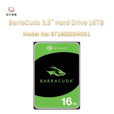 Seagate BarraCuda 3,5 дюймовый жесткий диск 16 ТБ Модель No: ST16000DM001