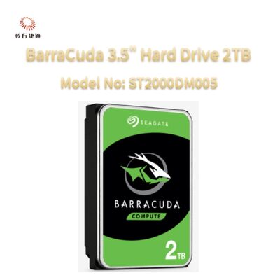 Seagate BarraCuda 3,5 дюймовый жесткий диск 2 ТБ Модель No: ST2000DM008