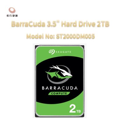 Seagate BarraCuda 3,5 дюймовый жесткий диск 2 ТБ Модель No: ST2000DM008
