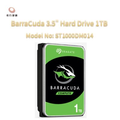 Seagate BarraCuda 3,5 дюймовый жесткий диск 1 ТБ Модель No: ST1000DM014