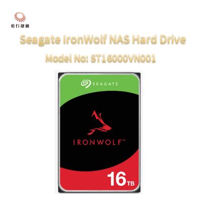 Жесткий диск Seagate IronWolf® для сетевых хранилищ (NAS) Модель №: ST16000VN001