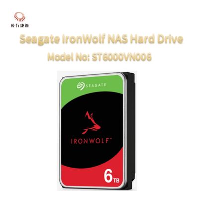 Жесткий диск сетевого хранения (NAS) Seagate IronWolf®, модель No: ST6000VN006