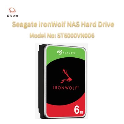 Жесткий диск сетевого хранения (NAS) Seagate IronWolf®, модель No: ST6000VN006