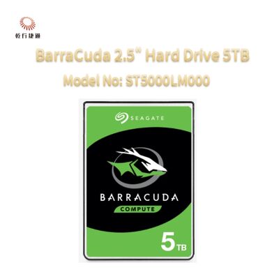 Seagate BarraCuda 2,5 дюймовый жесткий диск 5 ТБ Модель No: ST5000LM000