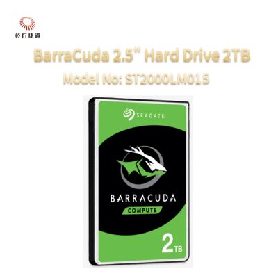 Seagate BarraCuda 2,5 дюймовый жесткий диск 2 ТБ Модель No: ST2000LM015