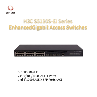 Усовершенствованные гигабитные коммутаторы доступа H3C S5130S-EI серии S5130S-28P-EI-H1