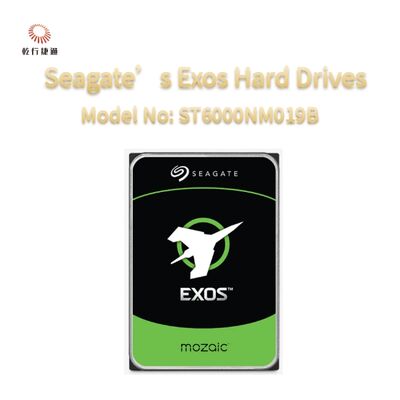 Жесткие диски Seagate Exos Enterprise объемом 6 ТБ, модель №: ST6000NM019B