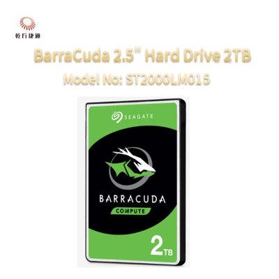 Seagate BarraCuda 2,5 дюймовый жесткий диск 2 ТБ Модель No: ST2000LM015